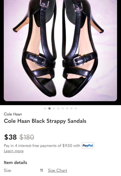 Cole Haan x Nike Air Women’s Black Heels 7.5 - Picture 6 of 6